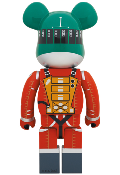 MEDICOM TOY - BE@RBRICK SPACE SUIT GREEN HELMET & ORANGE SUIT Ver ...