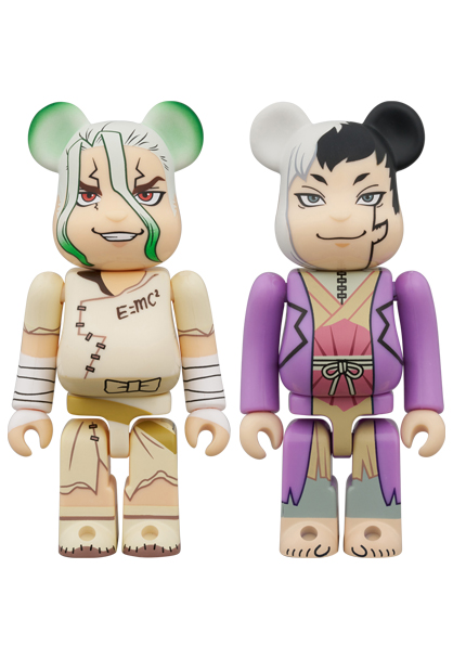MEDICOM TOY - BE@RBRICK 石神千空 & あさぎりゲン 2PCS SET