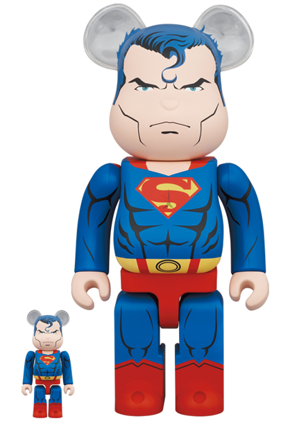 MEDICOM TOY BE@RBRICK SUPERMAN BATMAN