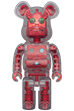 BE@RBRICK HxS（HIROTA SAIGANSHO） METALLIC RED 400％