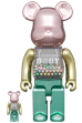 MY FIRST BE@RBRICK 1st COLOR CHROME Ver. 100％ & 400％