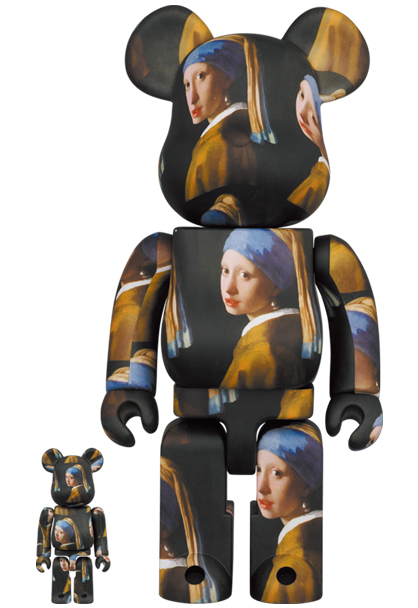 MEDICOM TOY - BE@RBRICK Johannes Vermeer「Girl with a Pearl ...