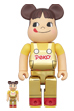 BE@RBRICK ペコちゃん(オーバーオール) 金メッキ 100％ & 400％