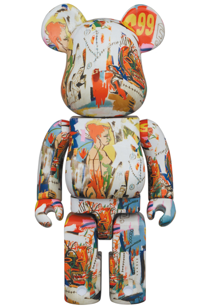 MEDICOM TOY - BE@RBRICK Andy Warhol × JEAN-MICHEL BASQUIAT #4 1000％