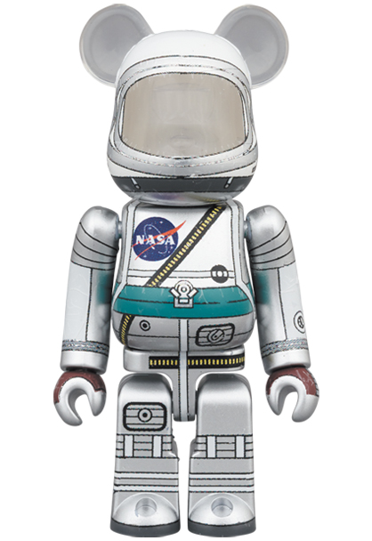 100%NASA 1969 ASTRONAUT BE@RBRICK 100% & 400