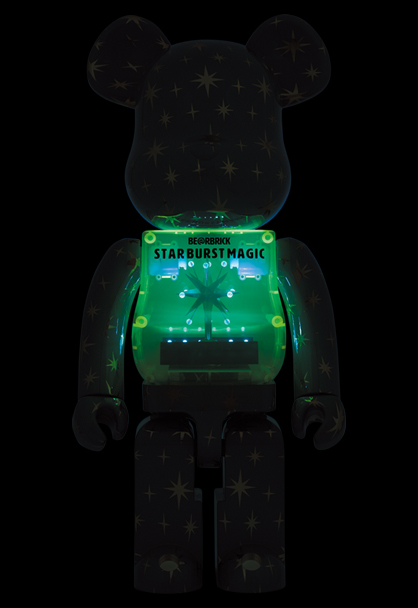 BE@RBRICK STAR BURST MAGIC 2nd 400% Bearbrick Figure Medicom