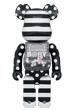 MY FIRST BE@RBRICK BLACK & WHITE CHROME Ver. 1000％