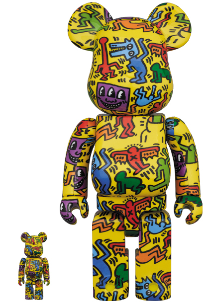 MEDICOM TOY - BE@RBRICK KEITH HARING #5 100％ & 400％