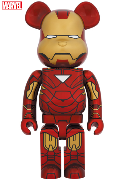 ベアブリック BE@RBRICK IRON MAN  1000％ アイアンマン