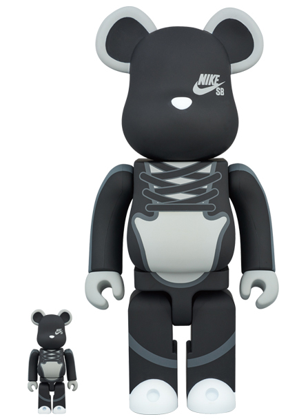 【4箱セット】BE@RBRICK NIKE SB 100％ & 400％