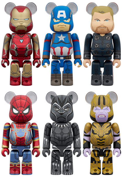 MEDICOM TOY - BE@RBRICK CHASE MARVEL INFINITY SAGA
