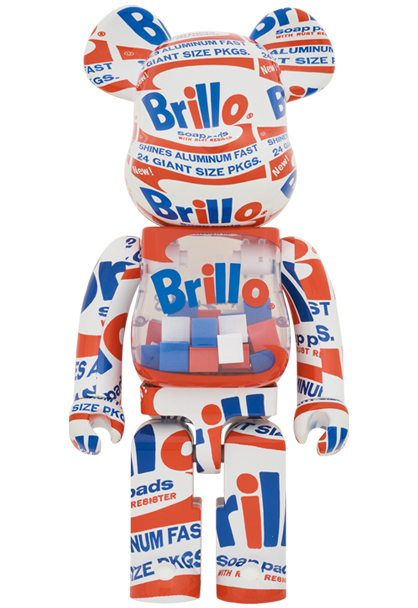 BE@RBRICK ANDY WARHOL "Brillo" 1000％ × 1