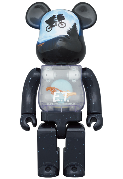 MEDICOM TOY - BE@RBRICK E.T. LIGHT UP Ver. 100％ & 400％