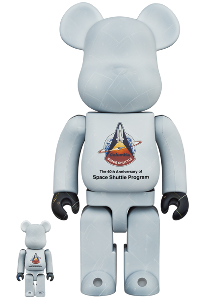 SPACESHUTTLE BE@RBRICK LAUNCH100% & 400%
