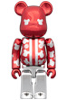 BE@RBRICK メ組 はっぴ 赤メッキ 100％ ノベルティ