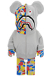 BE@RBRICK BAPE(R) CAMO SHARK MCT 30th ANNIV. 1000％