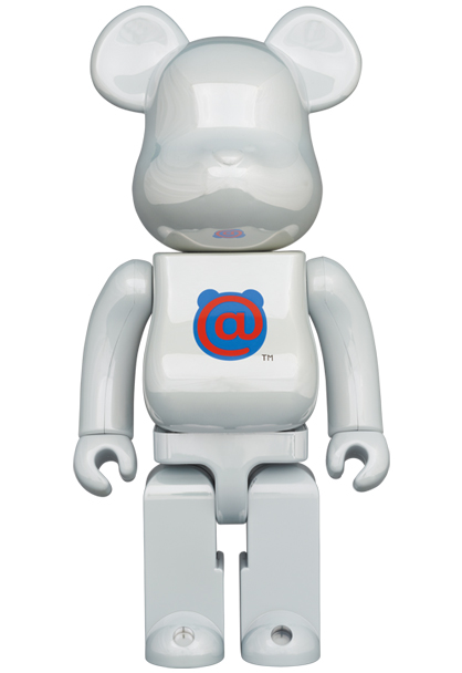 MEDICOM TOY - BE@RBRICK 1st MODEL WHITE CHROME 400% MEDICOM TOY - BE@RBRICK 1st MODEL WHITE CHROME 400%