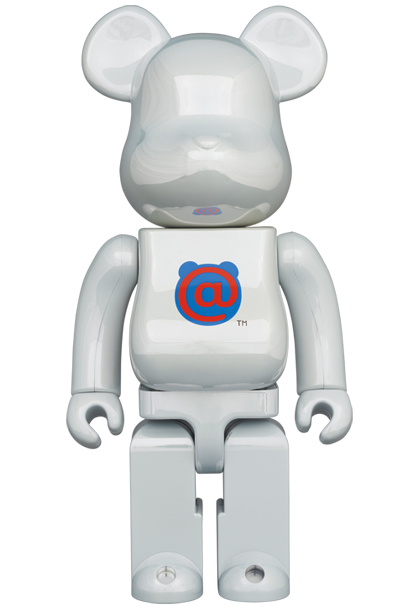 その他BE@RBRICK 1st MODEL WHITE CHROME 400％