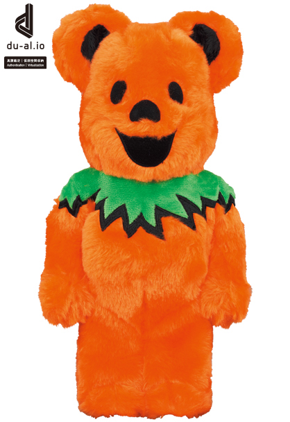 MEDICOM TOY - BE@RBRICK GRATEFUL DEAD DANCING BEARS COSTUME Ver