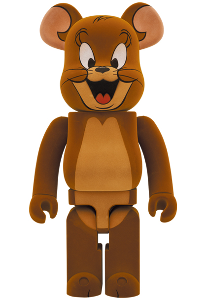 MEDICOM TOY - BE@RBRICK JERRY フロッキー Ver. 1000％（TOM AND JERRY）