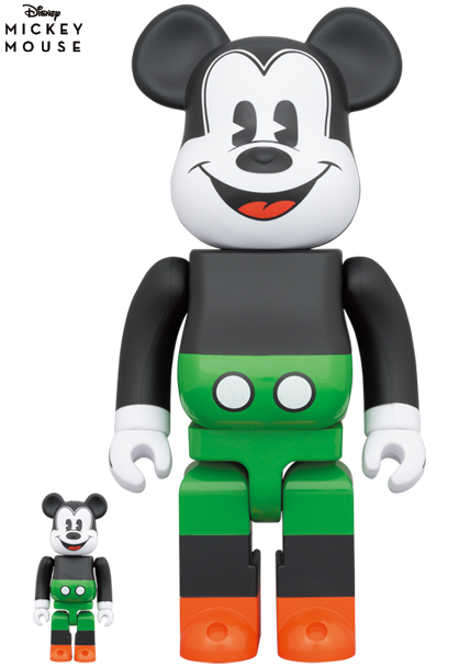 MEDICOM TOY - BE@RBRICK MICKEY MOUSE 1930's POSTER 100％ & 400％