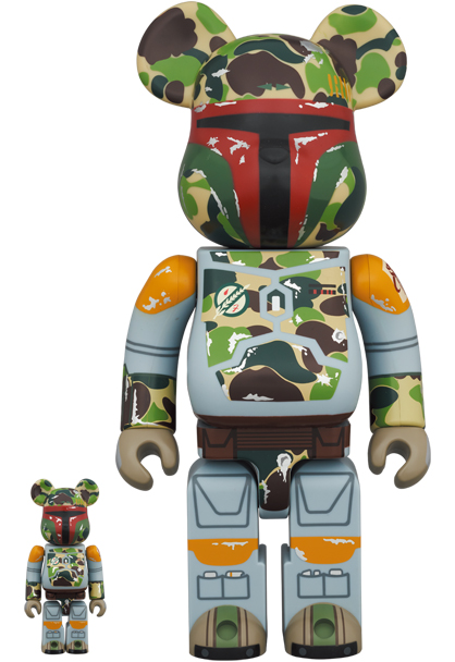 BE@RBRICK BAPE BOBA FETT 100％ & 400％