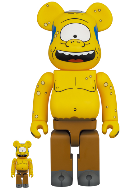 BEARBRICK CYCLOPS WIGGUM 100％&400％