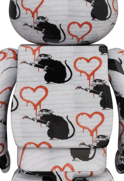 MEDICOM TOY - BE@RBRICK LOVE RAT 100％ & 400％