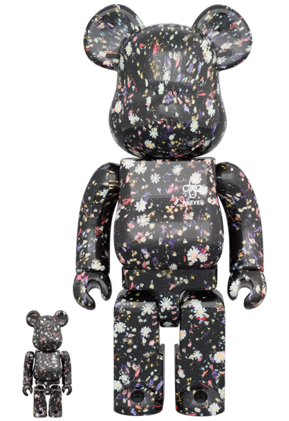 MEDICOM TOY - BE@RBRICK ANEVER BLACK 100％ & 400％