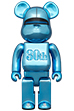 BE@RBRICK HAJIME SORAYAMA MEDICOM TOY 30th ANNIVERSARY Model BLUE 400％