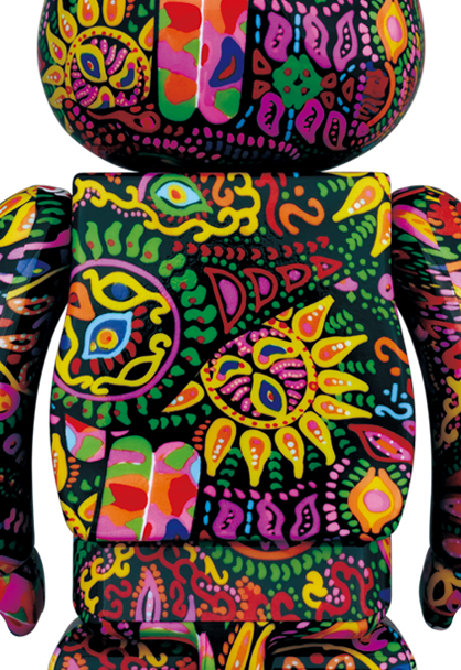 BE@RBRICK Psychedelic Paisley 100％ &400％