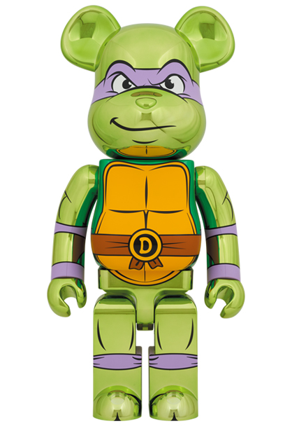 MEDICOM TOY - BE@RBRICK DONATELLO CHROME Ver. 1000％