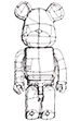 HAyU Wire BE@RBRICK 1000％