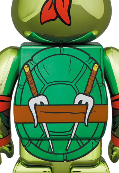 BE@RBRICK LEONARDO CHROME Ver. 100％&400％