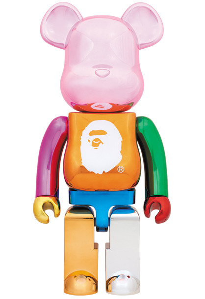 MEDICOM TOY - A BATHING APE(R) 25th ANNIV. MULTI COLOR BE@RBRICK