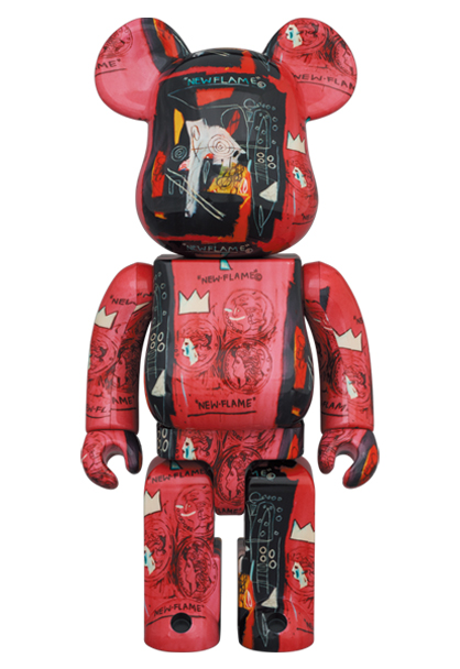 MEDICOM TOY - BE@RBRICK Andy Warhol × JEAN-MICHEL BASQUIAT #1 100 ...