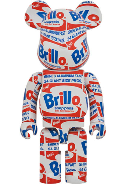 BE@RBRICK ANDY WARHOL "Brillo" 1000％ × 1