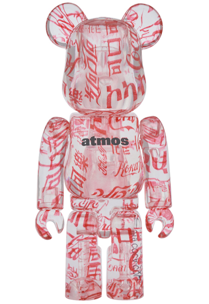 MEDICOM TOY - BE@RBRICK atmos × Coca-Cola 100％ & 400％ CLEAR BODY