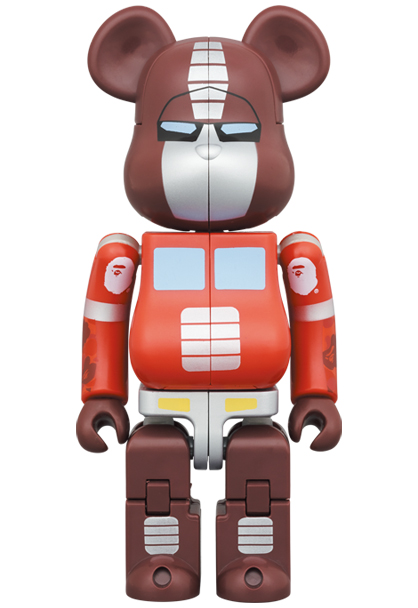 BAPE × BE@RBRICK × TRANSFORMERS RED VER.