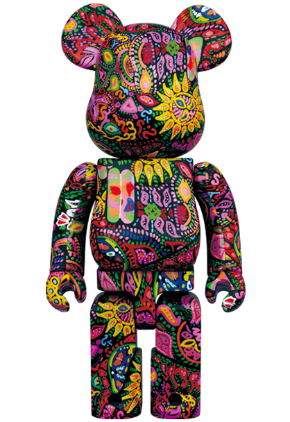 MEDICOM TOY - BE@RBRICK Psychedelic Paisley 100％ & 400％