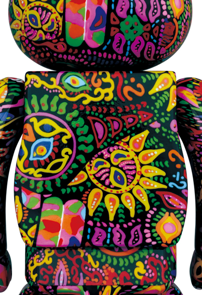 BE@RBRICK Psychedelic Paisley 100％&400%