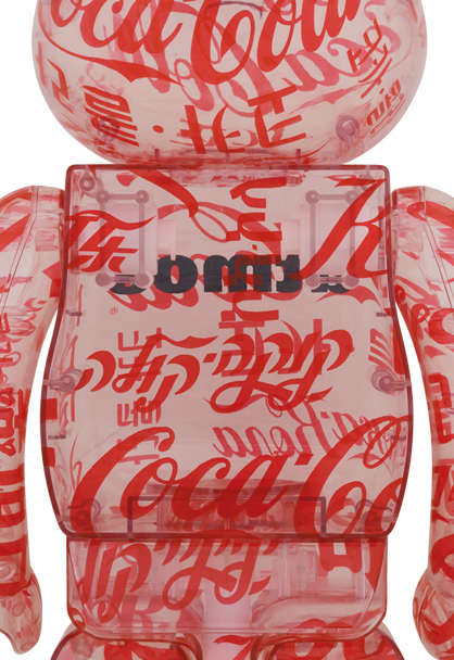 BE@RBRICK atmos x Coca-Cola 1000％ CLEAR