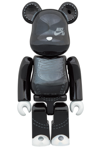 MEDICOM TOY - BE@RBRICK NIKE SB 2020 BLACK 100％ & 400％