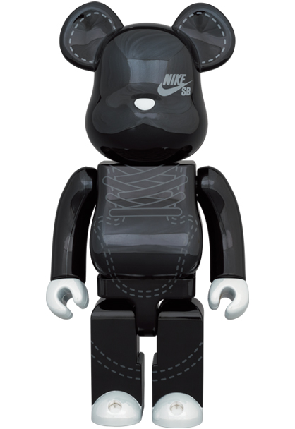 MEDICOM TOY - BE@RBRICK NIKE SB 2020 BLACK 100％ & 400％