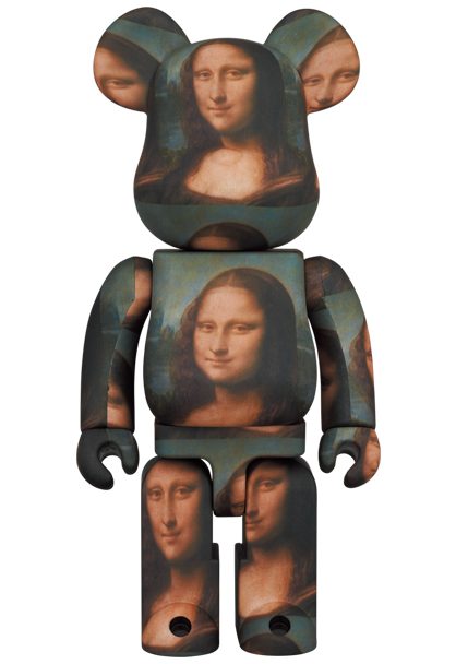 BE@RBRICK LEONARD DE VINCI Mona Lisa 100％ & 400