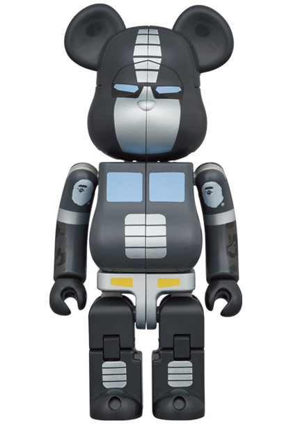 BE@RBRICK × TRANSFORMERS BAPE (R) BLACK