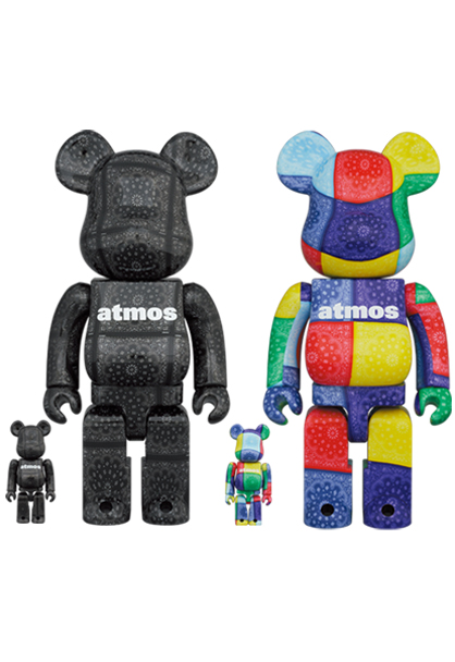 BE@RBRICK atmos BANDANA 100％ & 400％ MULT