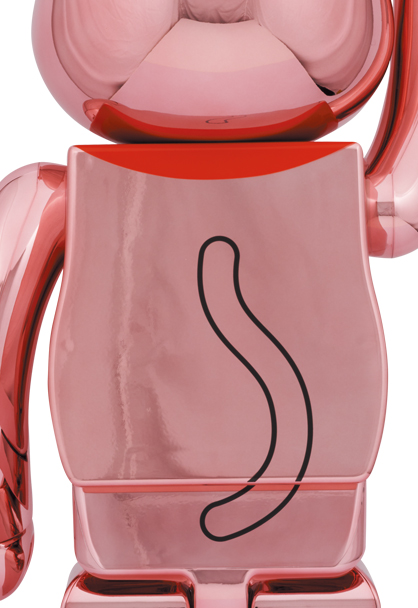 MEDICOM TOY - BE@RBRICK 招き猫 開運 桃金メッキ 1000％