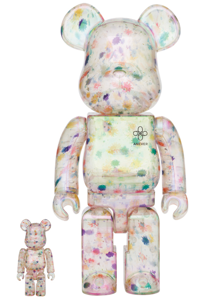 MEDICOM TOY メディコムトイ ANREALAGE FLOWER BE@RBRICK 100%&400% アンリアレイジ ベアブリック フィギュア