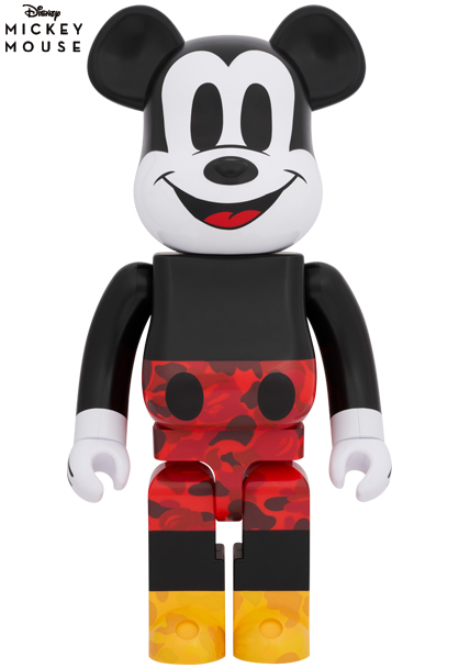 新品 送料込 BE@RBRICK BAPE MICKEY MOUSE